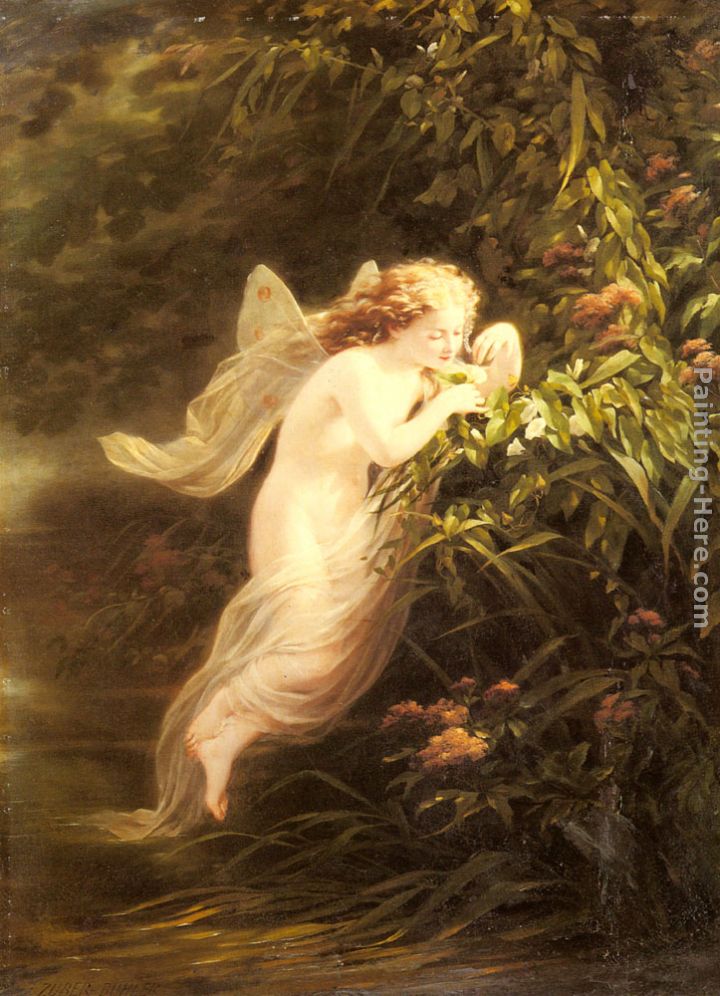 The Spirit of the Morning painting - Fritz Zuber-Buhler The Spirit of the Morning art painting